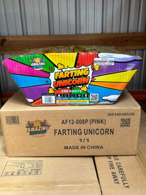 Farting Unicorn is 100 shots