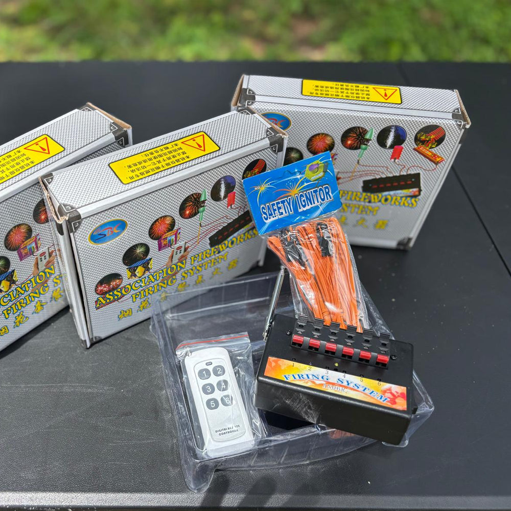 FIRING SYSTEM KIT- AN06R / 6 channel with Remote