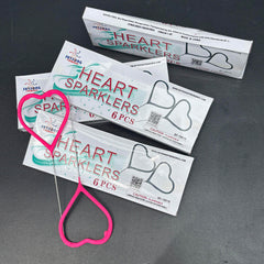 THE HEART SPARKLERS 6PCS